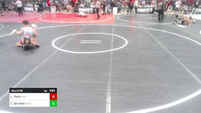 109 lbs Round Of 16 - Lincoln Peck, Pikes Peak Warriors vs Cody Brickell, Westside Wrestling