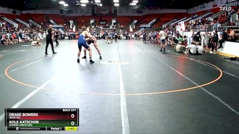 160 lbs Cons. Round 5 - Drake Bowers, Wave WC vs Kole Katschor, Dundee Wrestling