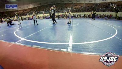 73 lbs Quarterfinal - Bayne Holinde, Hoisington Jr Cardinals vs Cruz Canales, Claremore Wrestling Club