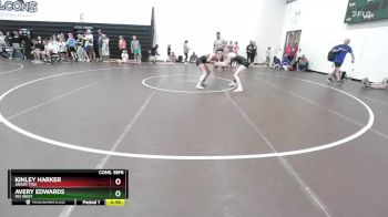 110 lbs Cons. Semi - Kinley Harker, Angry Fish vs Avery Edwards, MO West