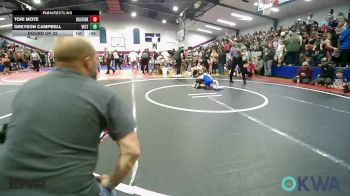 49 lbs Round Of 32 - Tori Mote, Skiatook Youth Wrestling 2022-23 vs Greyson Campbell, Victory Youth Wrestling