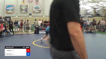 65 kg Round Of 64 - John Wiley, Matrix Grappling vs Gavin Brown, Legacy Christian Academy