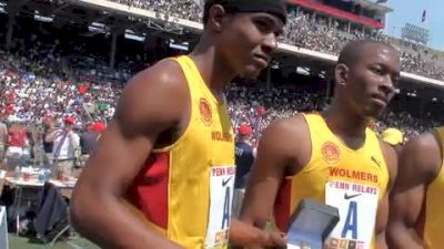 Wolmers Boys after 4x100