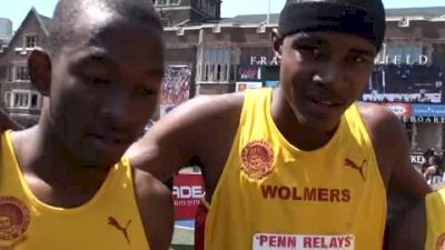 Wolmers Boys 4x100 champs and new Jamaican HS record at 2010 Penn Relays