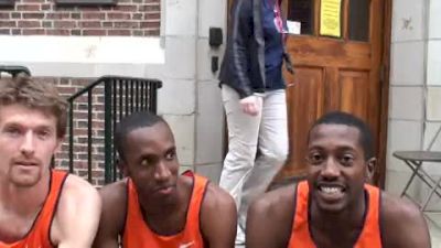 Virginia Men after 4x800 victory at 2010 Penn Relays
