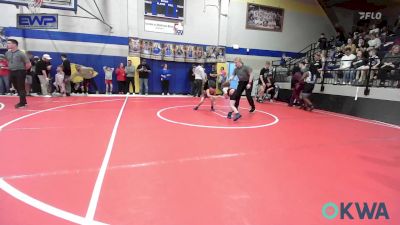 64 lbs Semifinal - Gunner Jenkins, Fort Gibson Youth Wrestling vs Kyler Douglas, Sallisaw Takedown Club