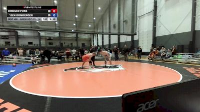 Junior Boys FS - 190 lbs 1st Place Match - Bridger Foss, OR vs Ben Bomberger, CA