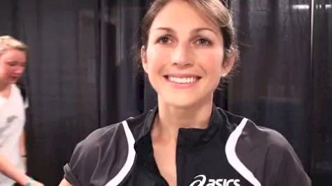 Sara Hall after the 1500 2010 Drake Relays