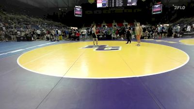 100 lbs Cons 8 #1 - Ethan Humphrey, IA vs Evan Provost, OR