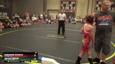 66 lbs Finals (2 Team) - Kendall Brahney, MGW- Citrus Fruit vs Tally Ermi, NJ-Select