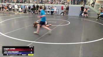 67 lbs Cons. Semi - Levi Wolfbrandt, Chugach Eagles Wrestling Club vs Tyson Combs, Alaska