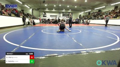 100-105 lbs Rr Rnd 1 - Braxton Mefford, Tiger Trained Wrestling vs Aaliyah Coombes, Wyandotte Youth Wrestling