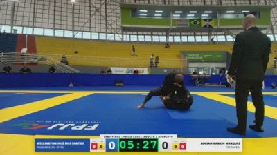 ADRIAN RAMON MARQUES vs WELLINGTON JOSÉ DOS SANTOS 2026 FPJJ Circuito Paulista GI Etapa 3