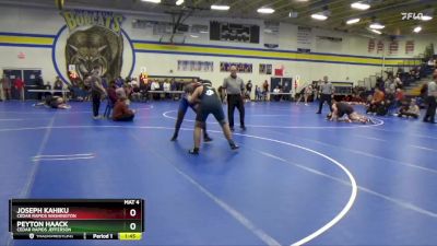 JV-32 lbs Round 2 - Peyton Haack, Cedar Rapids Jefferson vs Joseph Kahiku, Cedar Rapids Washington