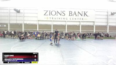 38 lbs Round 1 - Kase King, Utah vs Branch Mcpherson, Juab Wrestling Club