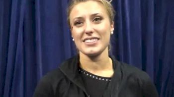 Mary Atkinson of ASU after NCAA Event Finals