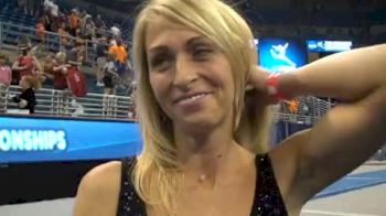 UF Head Coach Rhonda Faehn at the Conclusion of NCAAs at home