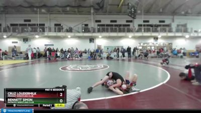 59 lbs Cons. Round 4 - Bennett Simon, Patriots Wrestling Club vs Cruz Loudermilk, Prodigy Wrestling Club