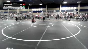157 lbs Consi Of 64 #2 - Robbie Smith, Yorba Linda HS vs Micah Freimuth, Redlands HS