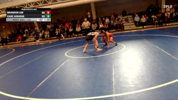 133 lbs Champ. Round 3 - Case Jurgens, Southeast Community College vs Brandon Lee, Northern State