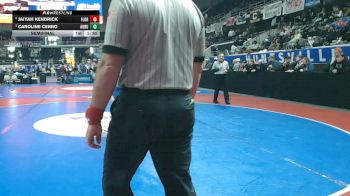 6-7A 235 Semifinal - Caroline Cerro, Auburn vs Jaiyah Kendrick, Florence