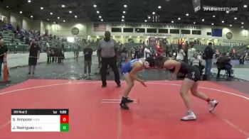 130 lbs Rr Rnd 3 - Saralyn Simpson, Yuba Sutter Combat vs Jaydon Rodriguez, NorCal All Stars