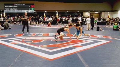 138 lbs Consi Of 64 #2 - Aidan McClure, IL vs Fotis Koufalis, NY