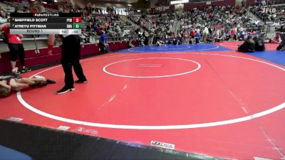 58 lbs Round 1 - Atreyu Pittman, Spartan Wrestling Academy vs Sheffield Scott, Panther Youth Wrestling-CPR