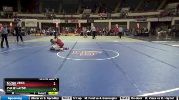 132 Elite Varsity Semifinal - Kiowa Vines, Thompson vs Chase Haydel, Jesuit