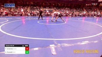 115 lbs Consi Of 16 #1 - Tyson Crowsey, Ranger 47 Wrestling Club vs Colton Russell, Wentzville Wrestling Federation