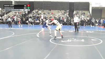 115-I2 lbs Semifinal - Mason Carey, Henlopen Hammers vs George Ellis, Manhasset