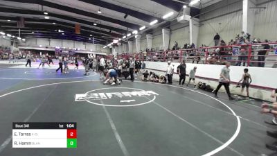 190 lbs Rr Rnd 4 - Elijah Torres, X-CLUSIVE Wrestling vs Rylan Hamm, Blanding Pride