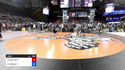 138 lbs Cons 4 - Sam Herring, PA vs Kellen Wolbert, WI