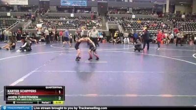 Quarterfinal - Jaxen Christensen, Hammer Time Wrestling Academy vs Karter Schippers, Moyer Elite