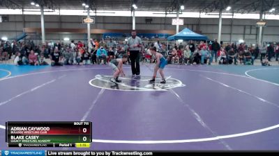 80A Quarterfinal - Blake Casey, Legacy Wrestling Academy vs Adrian Caywood, BULLDOG WRESTLING CLUB