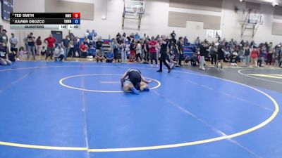 132 lbs Quarters - Xavier Orozco, TW Wrestling vs Ted Smith, Madison Wrestling Club