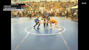 90 lbs Champ. Round 1 - Brayden Skrutsky, Edgewood Warriors vs Seth Lake, Dayton Bandits