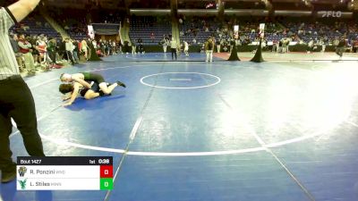 150 lbs Round Of 32 - Rocco Ponzini, Windham vs Lincolin Stiles, Minnechaug