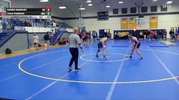 149 lbs Consolation 1st - Kaden Markley, Fort Hays State vs Cole Fenwick, Iowa Western Community College