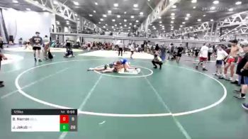 123 lbs Quarterfinal - Brody Narron, BullTrained vs Jimmy Jakub, Triumph