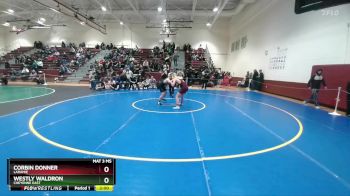 132 lbs Cons. Semi - Westly Waldron, Cheyenne East vs Corbin Donner, Laramie