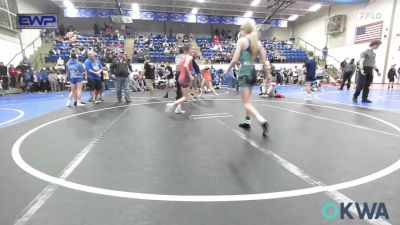 89-94 lbs Rr Rnd 3 - Paisley Heflin, Vinita Kids Wrestling vs Gracie Majors, Grove Takedown Club