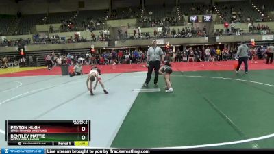 65 lbs Round 3 - Peyton Hugh, Crass Trained Wrestling vs Bentley Mattie, West Salem Bangor