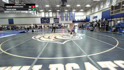 120 lbs Consi Of 32 #2 - Mason Verrocchio, CMG Wrestling Academy vs Adam Dorn, Unattached