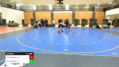 113 lbs 3rd Place - Matthew Doucet, Morris Fitness Wrestling Club vs Kamari Rivers-Childs, Georgia