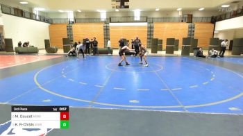 113 lbs 3rd Place - Matthew Doucet, Morris Fitness Wrestling Club vs Kamari Rivers-Childs, Georgia