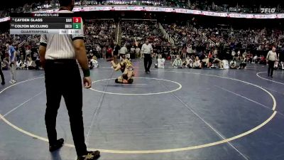 4A 126 lbs Quarterfinal - Colton McClung, DH Conley vs Cayden Glass, Davie