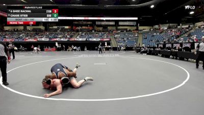 197 lbs Champ. Round 1 - Chase Stieb, Doane vs 8 Ghee Rachal, St. Thomas