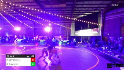 116 lbs Rr Rnd 3 - Hadley Carruthers, St. Paul Youth Wrestling vs Harper Greer, Wrecking Crew