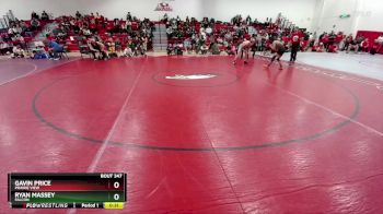 132 lbs Cons. Round 2 - Gavin Price, Prairie View vs Ryan Massey, Falcon